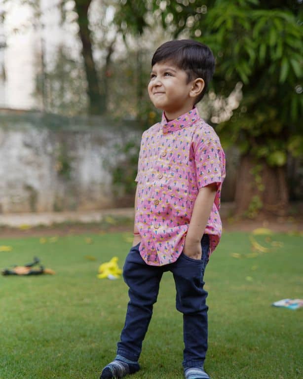 Spring Pink Kids Shirt