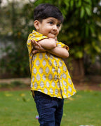 Leafing Yellow Kids Shirt