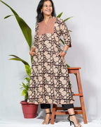 Queen Black Maternity Kurti