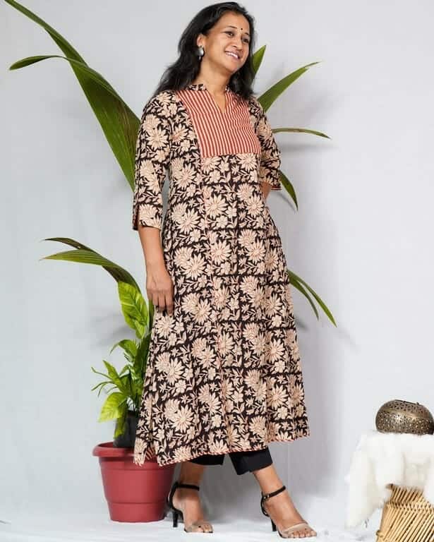 Queen Black Maternity Kurti