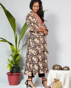 Queen Black Maternity Kurti