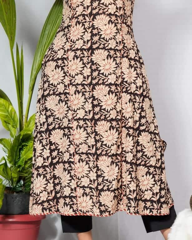 Queen Black Maternity Kurti