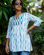 Blue Shift Short Nursing Kurti
