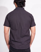 Black Shirt Mustard Fusion Shirt