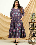 Purple Panache Plus Size Dress