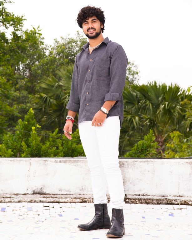 Grey Checkered Shirt Main image