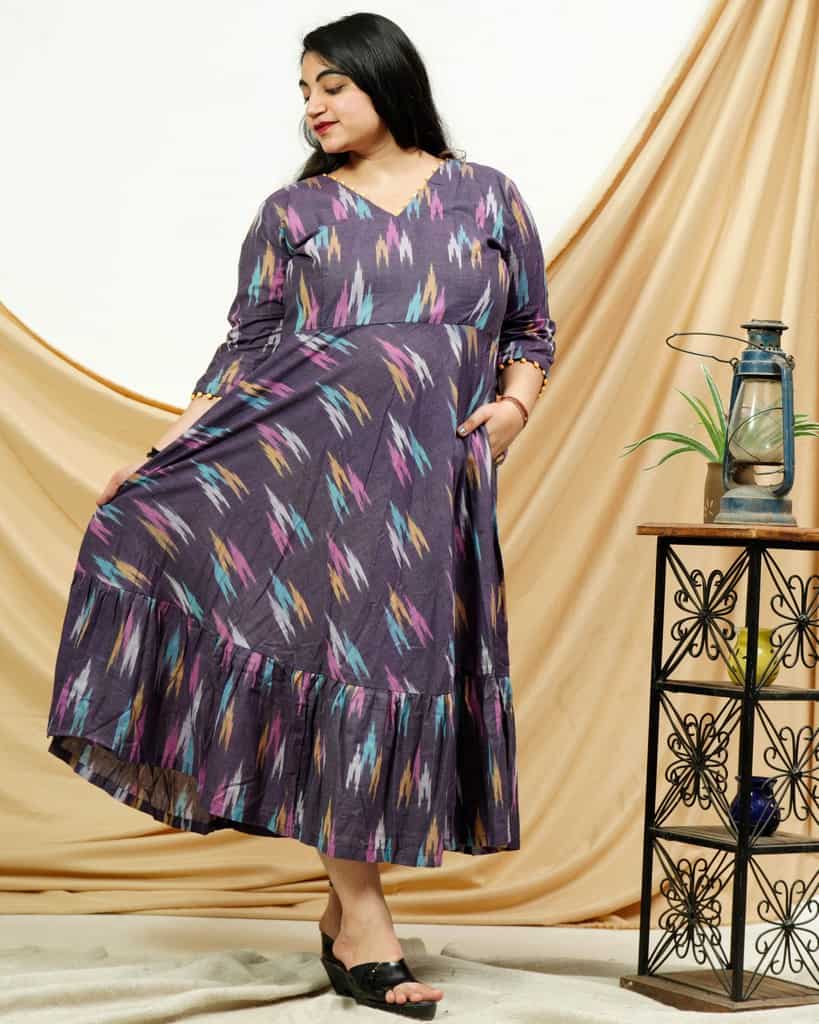 Purple Panache Plus Size Dress