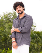 Grey Checkered Shirt