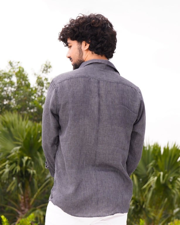 Grey Checkered Shirt