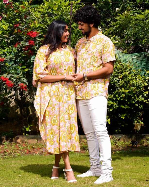 Pearl Floral Kaftan Family Set