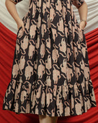 Black Lisa Midi Plus Size Dress