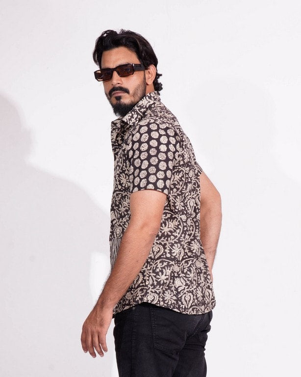 Blooming Black Jumble Shirt