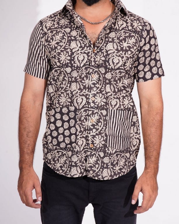 Blooming Black Jumble Shirt