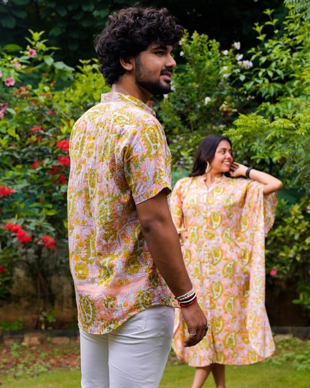Pearl Floral Kaftan Family Set