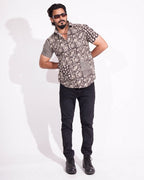Blooming Black Jumble Shirt
