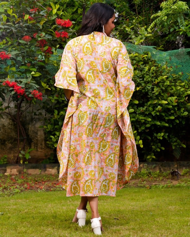 Pearl Floral Kaftan