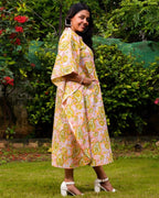 Pearl Floral Kaftan Maternity Dress