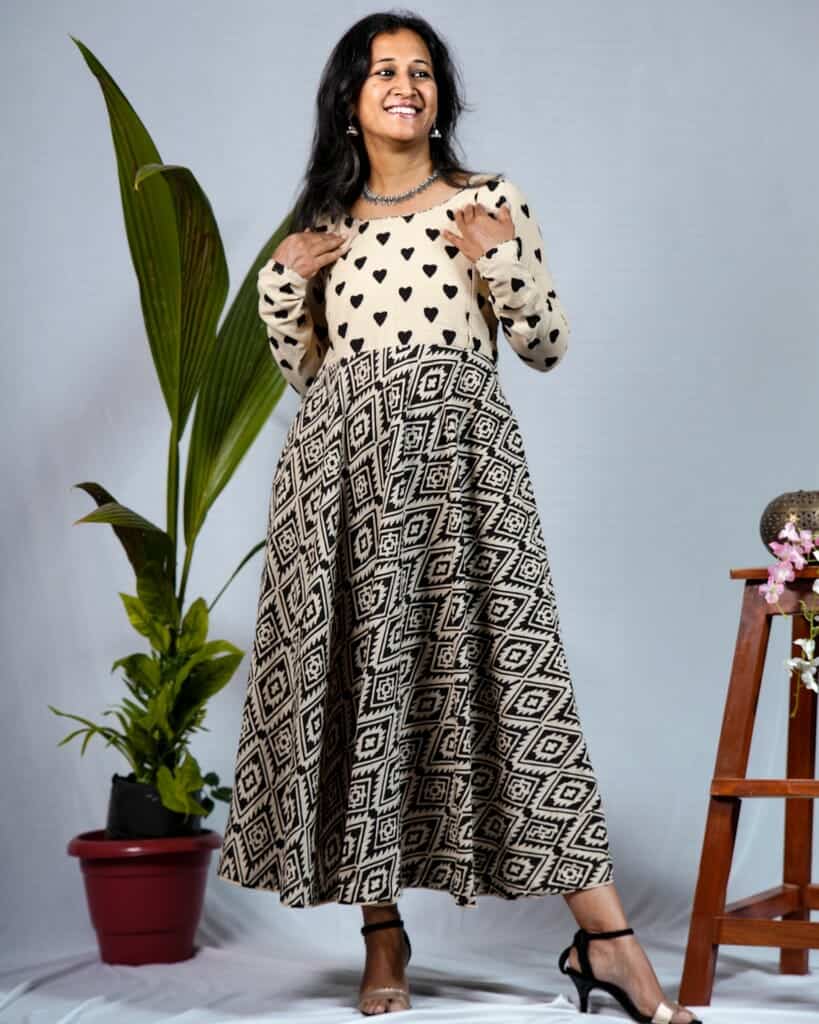 Cinnamon Black Maternity Dress