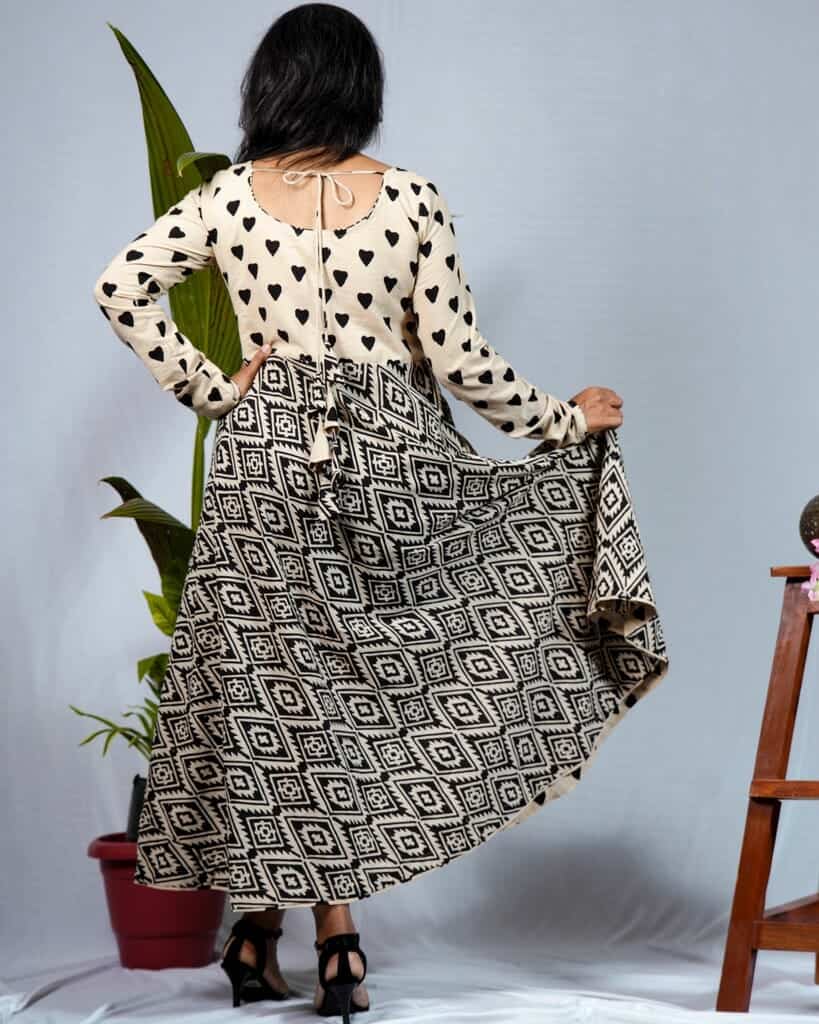 Cinnamon Black Maternity Dress