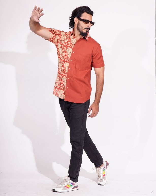 EVEN-STEAVEN Rustic Orange Shirt