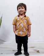 Yellow Kitty Long Frill Family Set