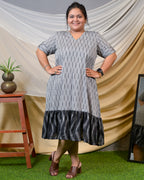 Groovy Grey Plus Size Dress