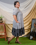 Groovy Grey Plus Size Dress