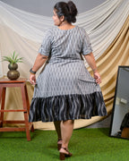 Groovy Grey Plus Size Dress