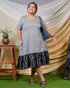 Groovy Grey Plus Size Dress