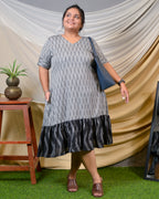Groovy Grey Plus Size Dress