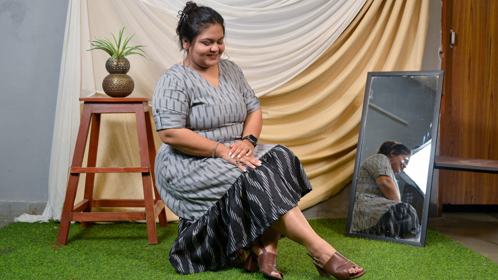 Groovy Grey Plus Size Dress