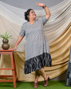 Groovy Grey Plus Size Dress