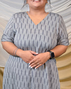 Groovy Grey Plus Size Dress