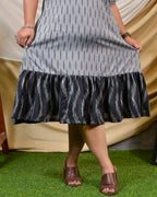 Groovy Grey Plus Size Dress