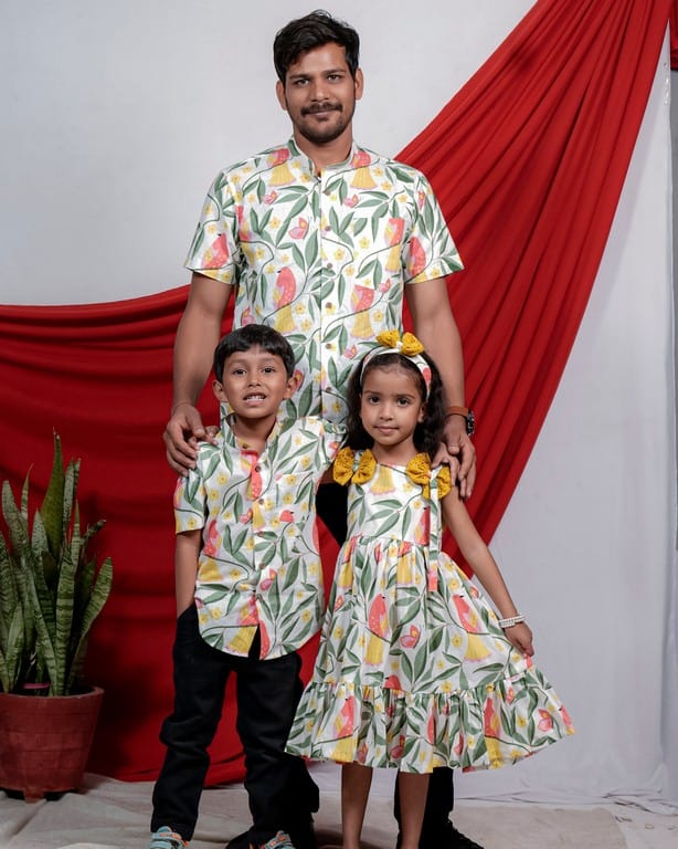 White Bird Short Family Set