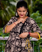 MoonStone Black Maternity Dress