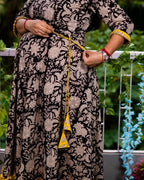 MoonStone Black Maternity Dress