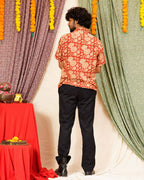 Queen Red Floral Shirt