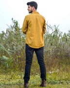 Mustard Checkered Shirt