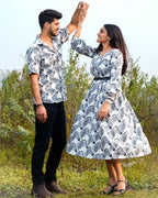 Zebra Print Midi Couple Set