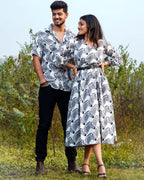 Zebra Print Midi Couple Set