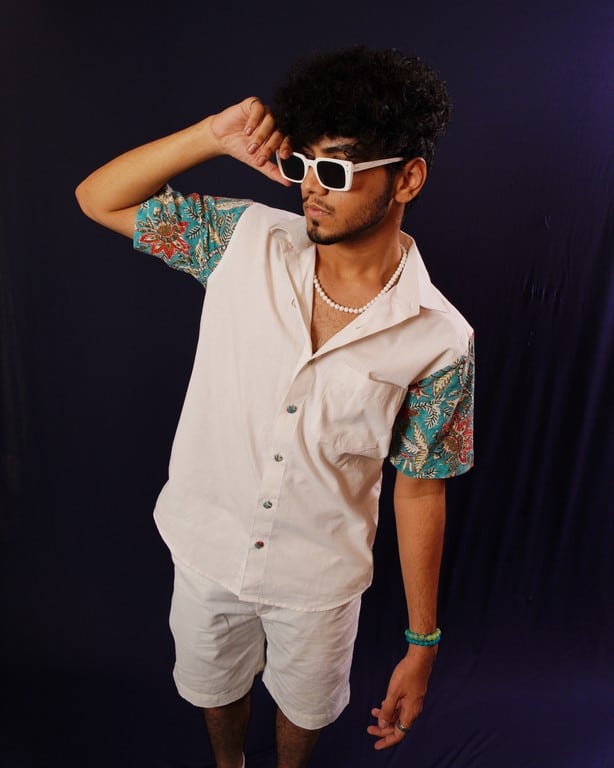 Pop Orange Bloom Shirt Secondary image