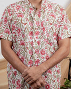 Pink Floral Shirt