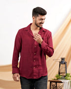 Electric Maroon Shirt