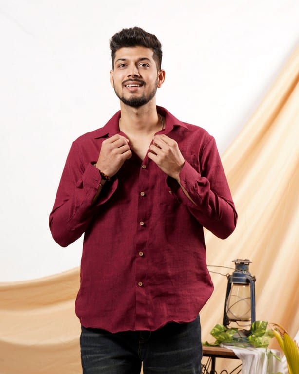 Electric Maroon Shirt