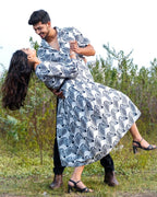 Zebra Print Midi Couple Set