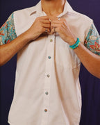 Pop Orange Bloom Shirt