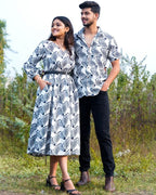 Zebra Print Midi Couple Set