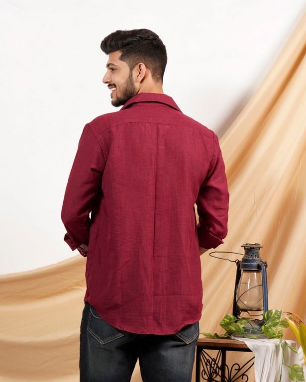 Electric Maroon Shirt