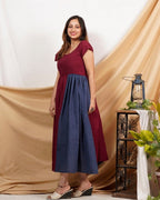 Electric Maroon Dress